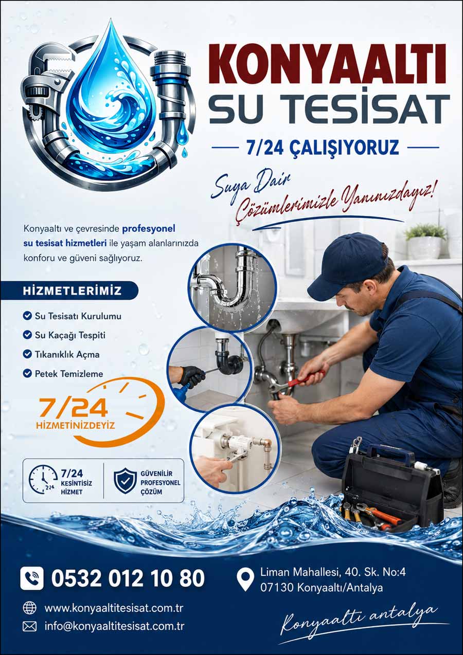 Modern cihazlarla desteklenen profesyonel tesisat uygulamaları